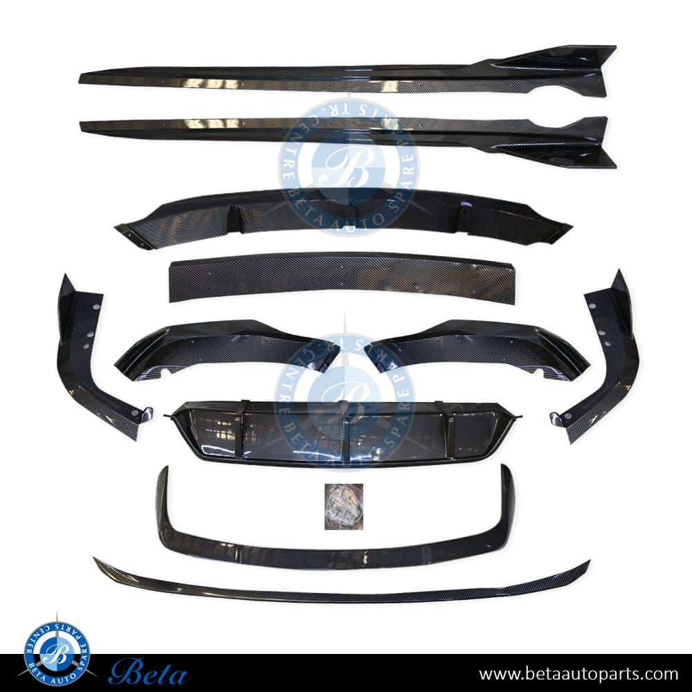 Spoiler Kit Black Knight Look For M-TEK Carbon for BMW X5 G05 2019-Up models Spoiler Kit Black Knight Look For M-TEK Carbon for BMW X5 G05 2019-Up models
